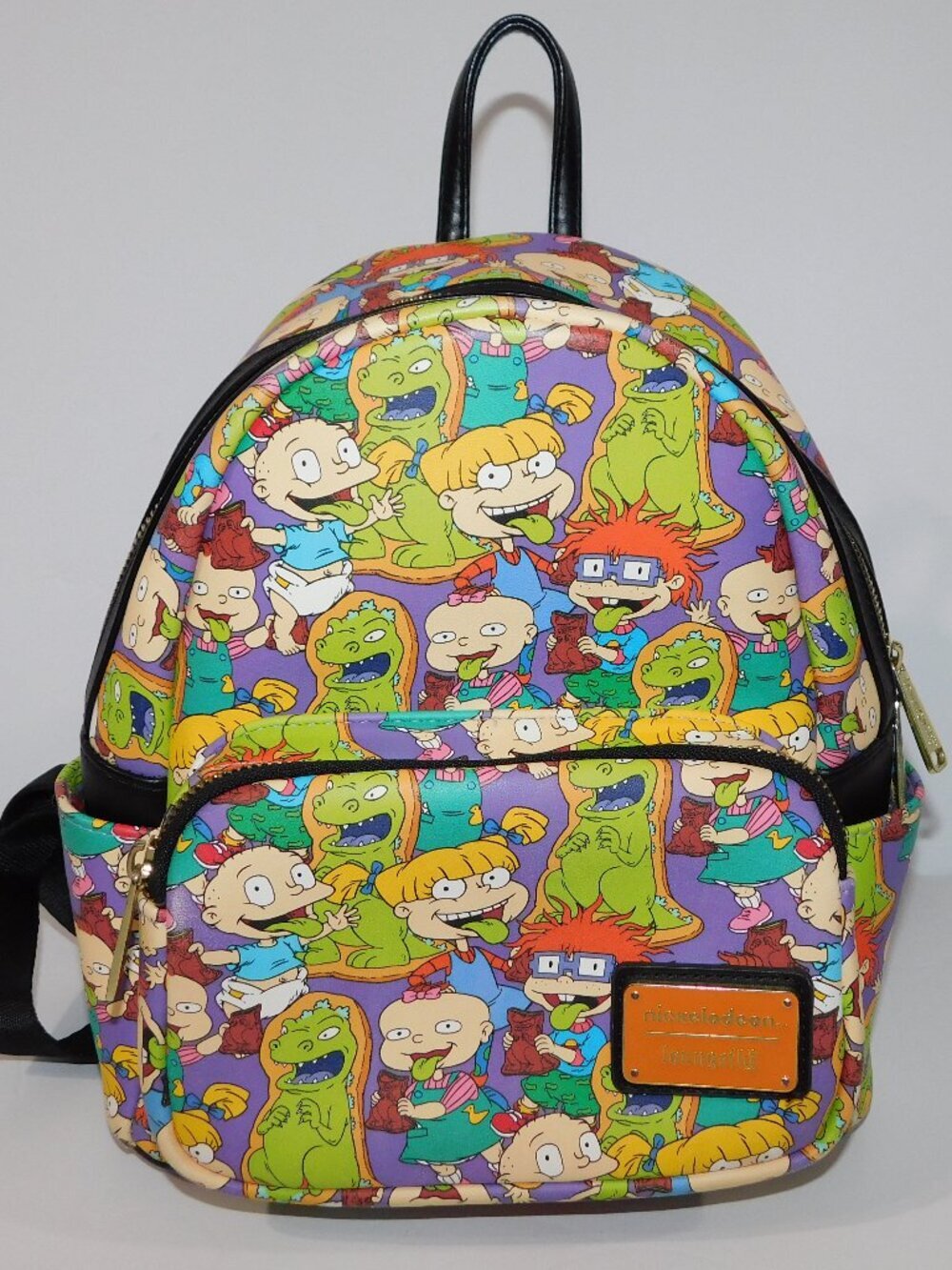 Loungefly x Rugrats Character Print Reptar Mini Backpack READ